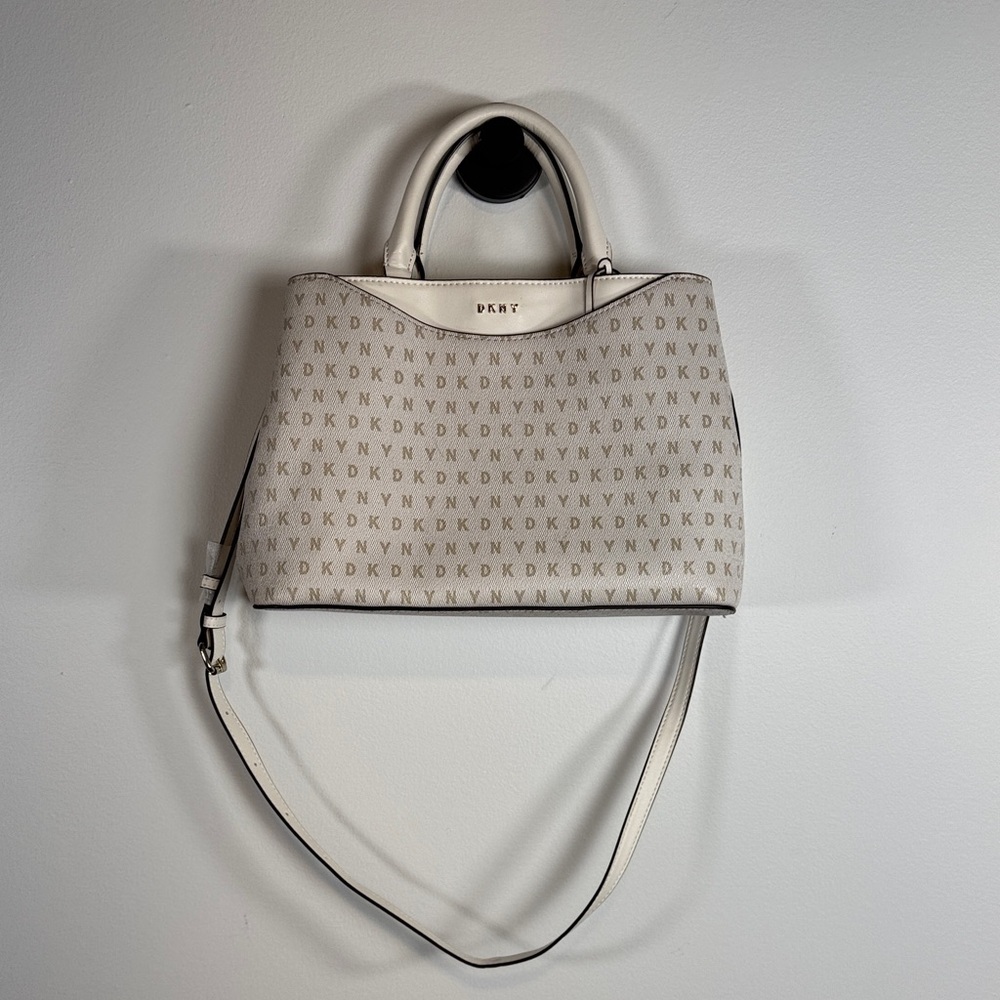 DKNY Signature Logo Satchel Crossbody EUC